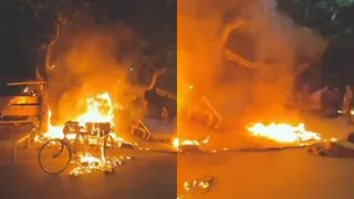 Jamshedpur News: Youth sets fire for not paying Rs 50, loss of lakhs of rupees in palang market – jamshedpur fire palang market causes lakhs in losses