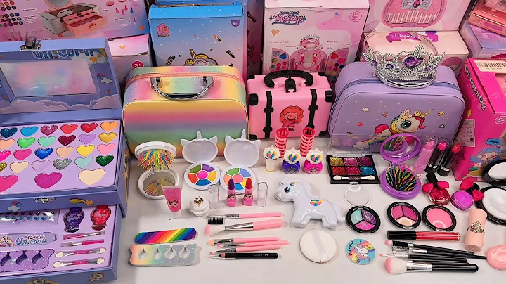 13 Minutes Satisfying with Unboxing Unicorn Toys Makeup Set, Toys Review, ASMR 