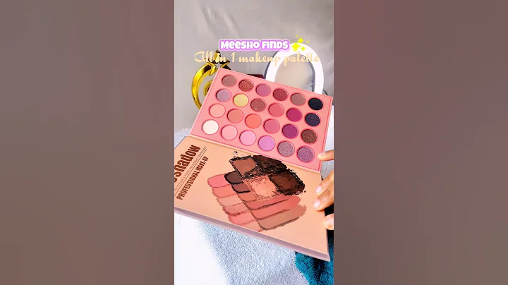 4 in 1 makeup palette from meesho 😱 meesho makeup Haul #youtubeshorts #unboxing #explorepage #shorts