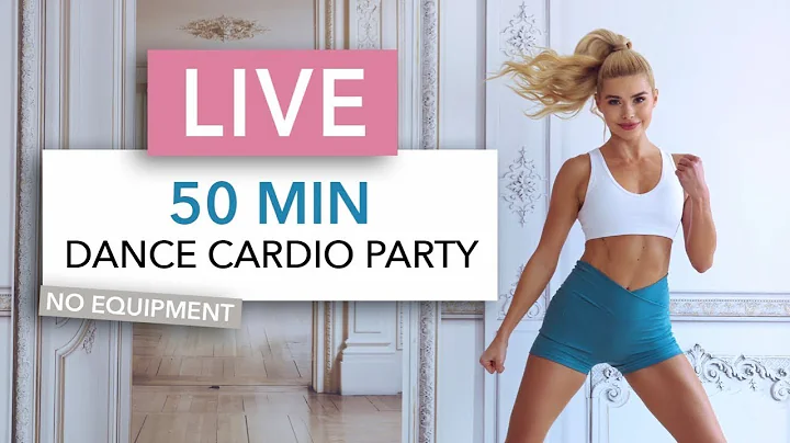 50 MIN DANCE CARDIO PARTY - Live on Saturday