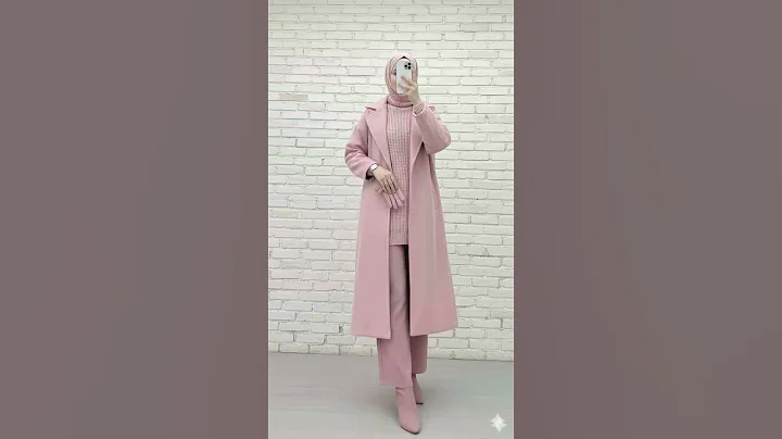 أجمل تنسيقيات ملابس محجبات طويله