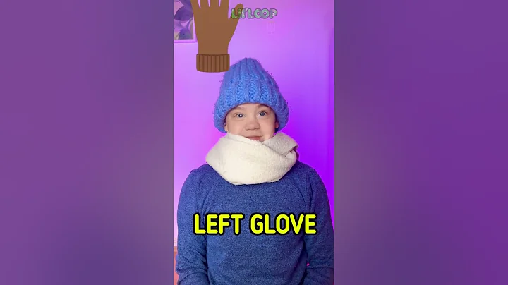 🧥 انظر! أبسط طريقة لتعلم ملابس الشتاء! #قصيرة #أطفال