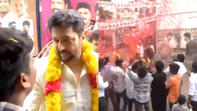 ‘पराशक्ति’ की रिलीज पर थिएटर के बाहर फैंस ने मनाया जश्न, रवि मोहन ने की मुलाकात; देखें वायरल वीडियो - Sivakarthikeyan Movie Parashakti Release Fans Celebrated Outside Theater Ravi Mohan Met Them