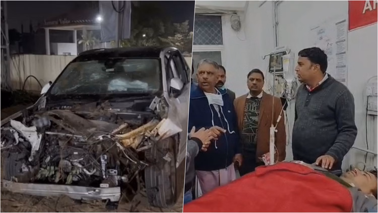 Jaipur Accident:तेज रफ्तार ऑडी ने मचाया कहर, डिवाइडर तोड़कर ठेलों से टकराई, 16 को रौंदकर निकली, एक की मौत - Jaipur Accident: Speeding Audi Hits Divider, Crashes Into Roadside Stalls, Injures 16 And Kills One