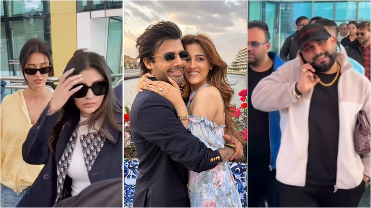 Nupur-stebin Wedding: कृति सेनन की बहन की शादी में जुटेंगे सितारे, बी प्राक से मौनी तक; उदयपुर पहुंचे सेलेब्स - Nupur Sanon Stebin Wedding: Mouni Roy Disha B Praak Spotted At Udaipur Airport For Kriti Sanon Sister Marriage