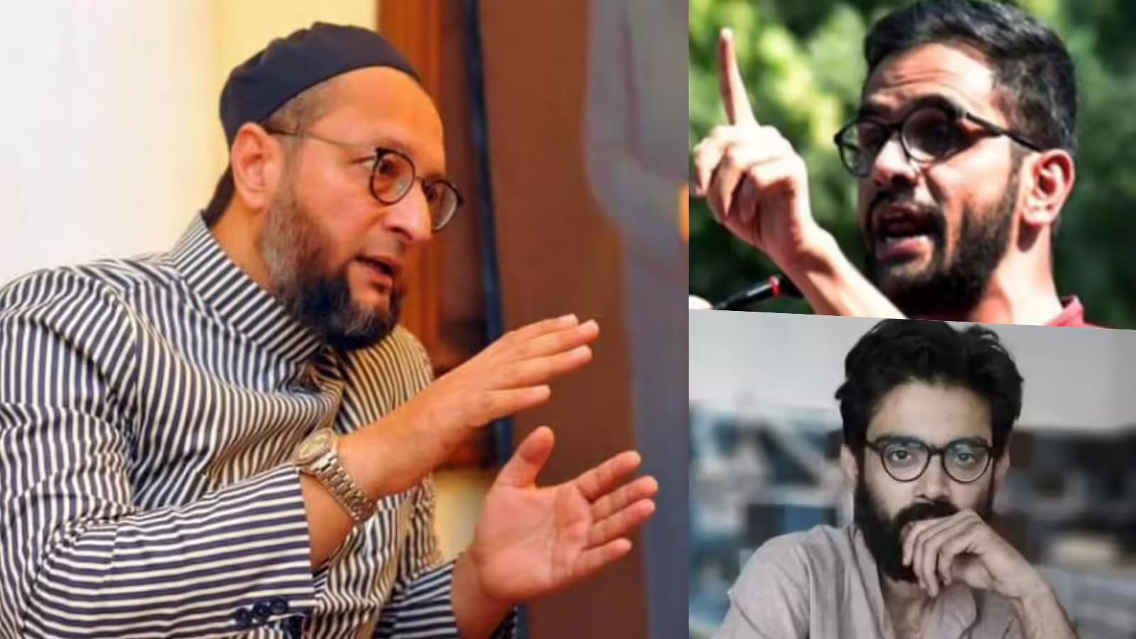 उमर खालिद, शरजील की जेल के लिए कांग्रेस जिम्मेदार, असदउद्दीन ओवैसी ने लगाया बड़ा आरोप - aimim chief asaduddin owaisi stated congress responsible for umar khalid, sharjeel imam jail in delhi riots