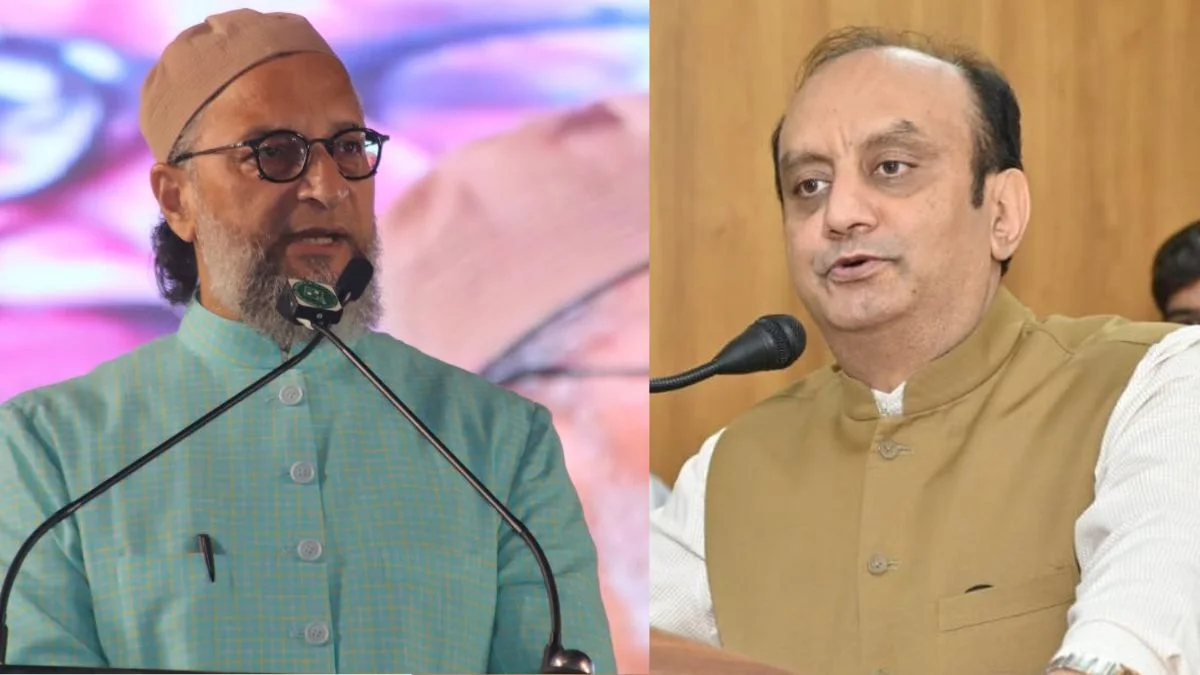 How many people have you seen in burqas BJP mp sudhanshu Trivedi ask aimim chief Asaduddin Owaisi -'कितनों को आपने बुर्के में देखा?' हिजाब वाली PM का सपना देख रहे ओवैसी से बीजेपी का सवाल | Jansatta