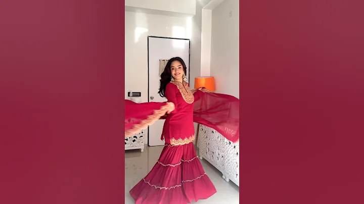 Prettiest Sharara Set From Myntra 🥀 #ytshorts #grwm #indianfashion #ethnic #makeup #traditional