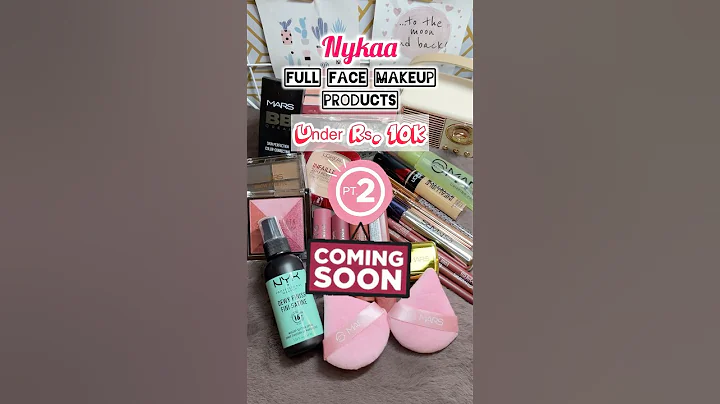 Can you believe it, I got all of these makeup products under Rs.10K from Nykaa 🥳🥳 #nykaa #makeup