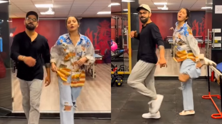 अनुष्का शर्मा और विराट कोहली का वीडियो क्यों हुआ वायरल? फैंस ने भी दिए मजेदार रिएक्शन; यहां देखें - Anushka Sharma And Virat Kohli Dance Viral Fans Are Gushing Over Couple Goals