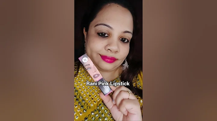 RaniPink Lipstick💄Sugar Cosmetics MousseLipcream Lipstick|Pink Lipstick#lipstick#shorts#makeup#viral - English