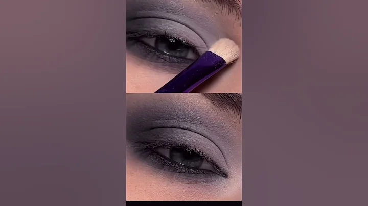 Grey EyeMakeup Tutorial 🩶👀✨#makeup #softglamlook #youtubefeed #viralvideos #shorts#ytshorts #hack