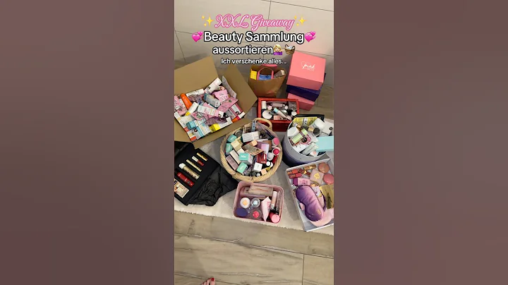 Clearing out my XXL beauty collection 😱 I'm giving everything away…🎁💗💫 #makeup #beauty