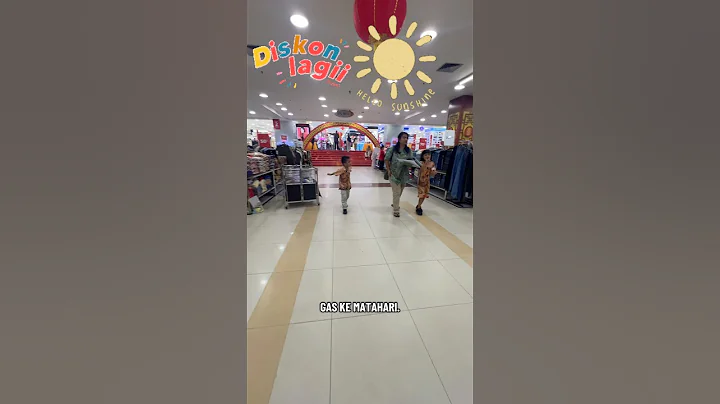 Finally shopping for red clothes in the sun