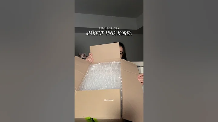 Unboxing unique makeup from Korea!