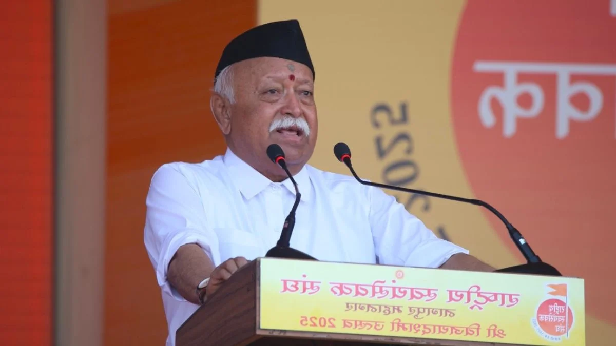 hindu society never defeated by force it only happened because of rifts rss chief mohan bhagwat- ‘हिंदू समाज जब भी हारा…’, RSS चीफ मोहन भागवत ने मथुरा से सनातनियों को दिया बड़ा संदेश | Jansatta