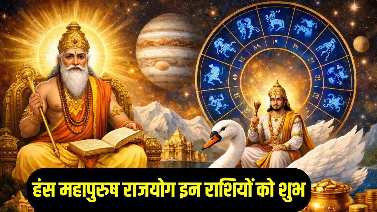 12 साल बाद इन राशियों की पलट सकती है किस्मत, गुरु बृहस्पति बनाएंगे हंस महापुरुष राजयोग, पद- प्रतिष्ठा मिलने के योग: guru gochar 2026 jupiter transit in 2026 | Jansatta