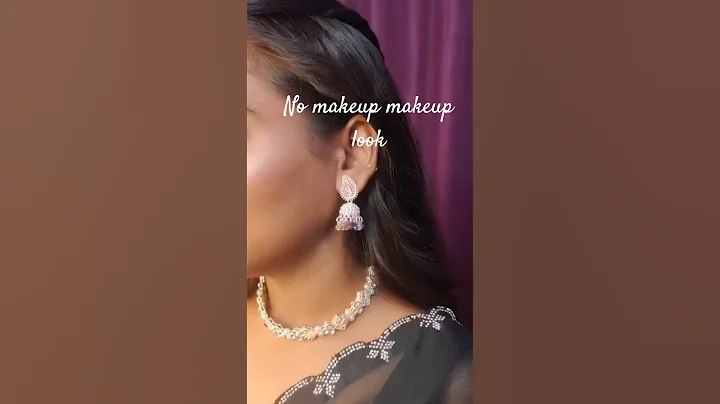 no makeup makeup look|black dress|makeup look|#shorts