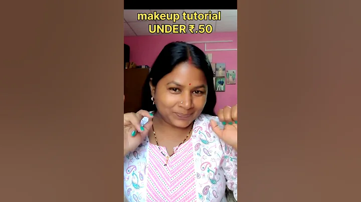 under ₹50 makeup tutorial #makeuptutorial #makeup #shortsvideos #shorts