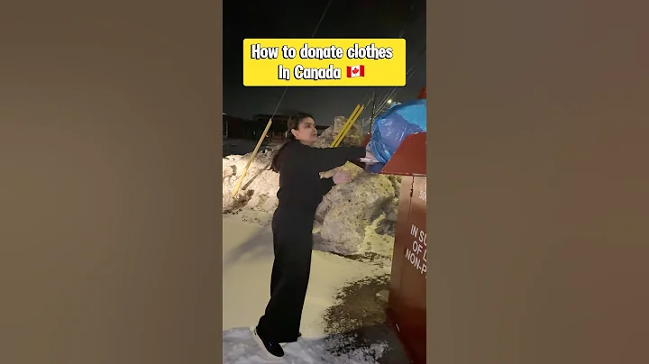 How to donate clothes in Canada 🇨🇦 #canada