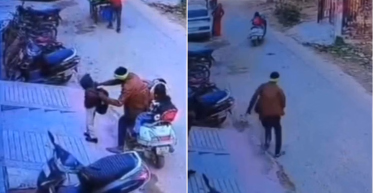 Rajasthan:सीसीटीवी ने दिखाया खौफनाक सच! स्कूल के बाहर अभिभावक की चूक, बाल-बाल टला हादसा - Jaipur Jodhpur School Accident Scooter Child Safety Cctv Footage