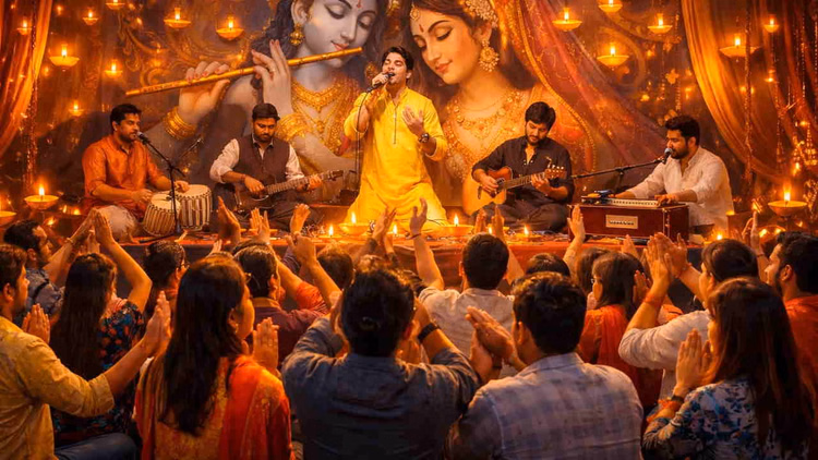 युवा दिवस: क्लबिंग नहीं...भजन नाइट्स बन रही युवाओं की पसंद, आध्यात्मिक और सांस्कृतिक ट्रेंड के रूप में उभर रहा - National Youth Day Story Bhajan Nights Are Becoming The New Trend Among Young People, Not Clubbing