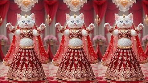 Heart❤️ touching funny cute kitten dance show/#trending #cat #ai #yr #viral #cute #funny #shortsfeed