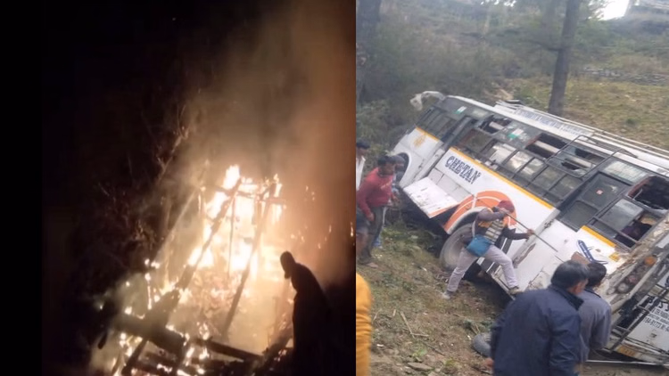 हिमाचल:तीन हादसों से दहला सुंदरनगर; चार लोगों की माैत, महिला जिंदा जली, तीन घायल, देखें वीडियो - Sundernagar Shaken By Three Accidents: Four People Died, Three Injured, Two Are Undergoing Treatment At Igmc