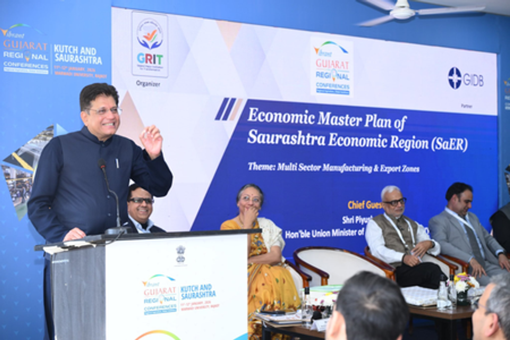 निवेश और उद्योग को नई रफ्तार, विकसित भारत 2047 का ग्रोथ इंजन बनेगा गुजरात : पीयूष गोयल