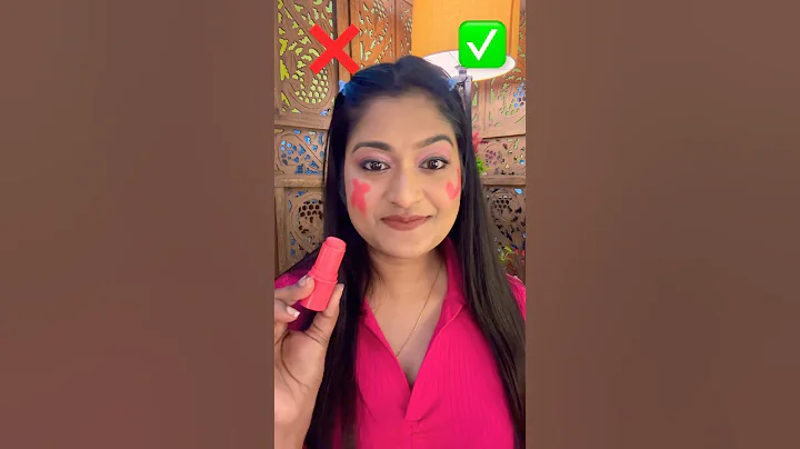 Blusher hack 💄 which side do you prefer ⁉️ #shorts #makeup #blusherhack #viralhacks - English