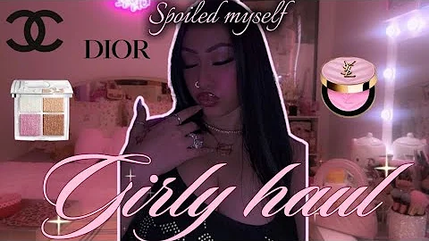 A GIRLY PRINCESS HAUL 🎀 aesthetic makeup + bag unboxing ✨