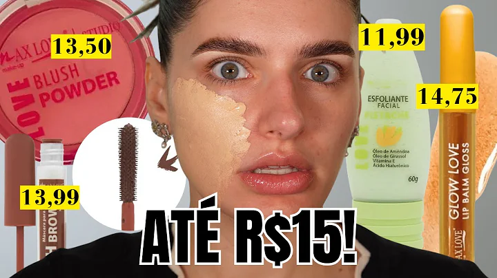 I tested CHEAP MAKEUP under R$15 - I'm shocked! 😳