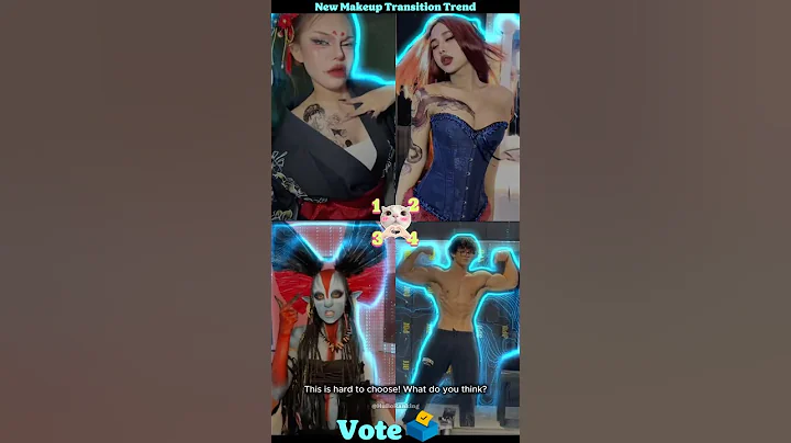 Trend Makeup Transition 2026 ✨ Who’s Best? #shorts #makeup #trend #transition - English