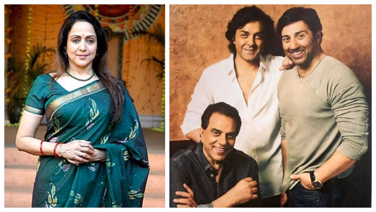 हेमा मालिनी ने सनी देओल के साथ अनबन की खबरों पर तोड़ी चुप्पी, बोलीं- 'मैं धरम जी के बेटों के बेहद करीब...' - Hema Malini Shuts Down The Rumours Of A Rift Between Her And Dharmendra Sons Sunny And Bobby Deol