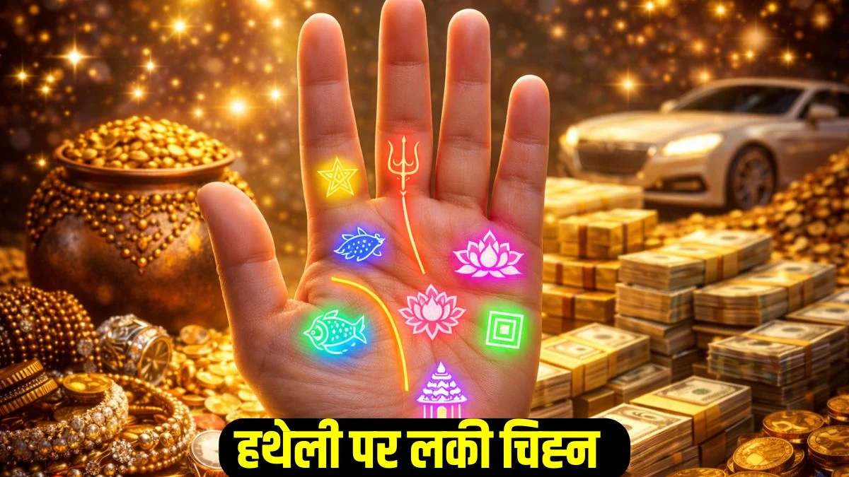 Palmistry: भाग्यशाली लोगों की हथेली पर होते हैं ये 7 शुभ निशान, बनते हैं अकूत धन- दौलत के मालिक, जीते हैं लैविश लाइफ: 7 lucky signs in your palm lucky signs in your palm makes you rich palmistry | Jansatta