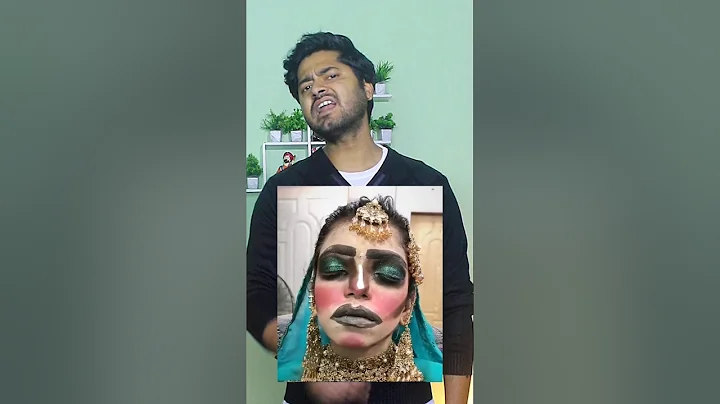 Oscar Level Makeup🤡😂 #shorts - English