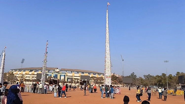 Ranchi News: Grand Presentation Of Tusu Festival At Morhabadi Ground, Governor Santosh Gangwar Participated - Jharkhand News