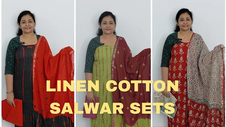 LINEN COTTON SALWAR SETS || FREE SHIPPING:+91 9061630106