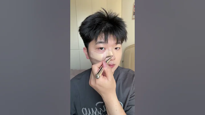 Boys Learning Makeup How to Apply Foundation#Novice makeup#Beginner s Makeup