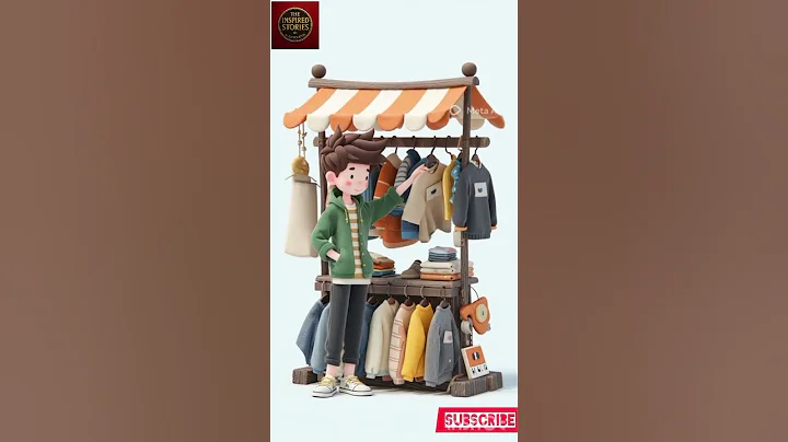 A Village Boy Selling Clothes on a Small Stall | Dream Bigger Than His Village #youtubeshorts #Trend - English