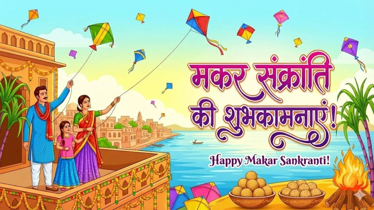 मकर संक्रांति की हार्दिक शुभकामनाएं | content makar sankranti 2026 wishes in hindi quotes images photos makar sankranti ki shubhkamnaye | Jansatta