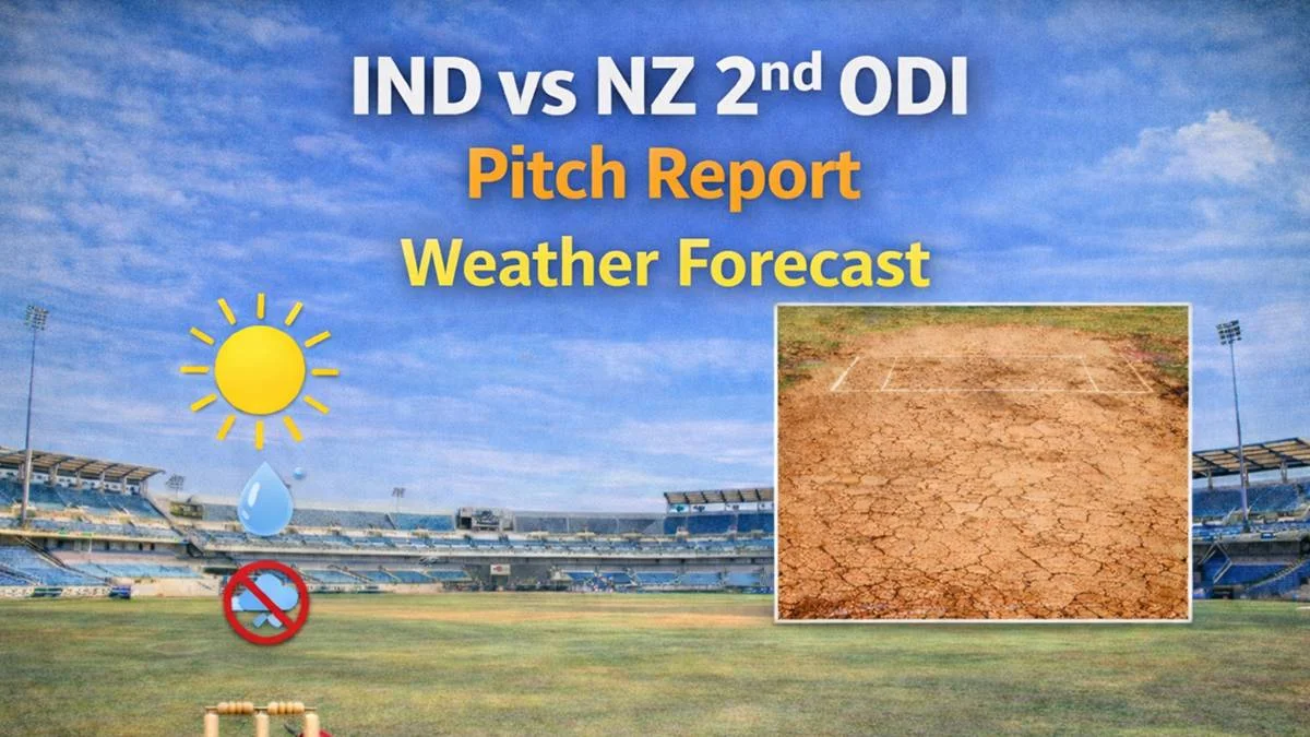 IND vs NZ 2nd ODI Match Pitch Report/ Weather Forecast: राजकोट में देखने को मिल सकता है हाई स्कोरिंग मुकाबला, यह है दूसरे वनडे की पिच और मौसम रिपोर्ट | Jansatta