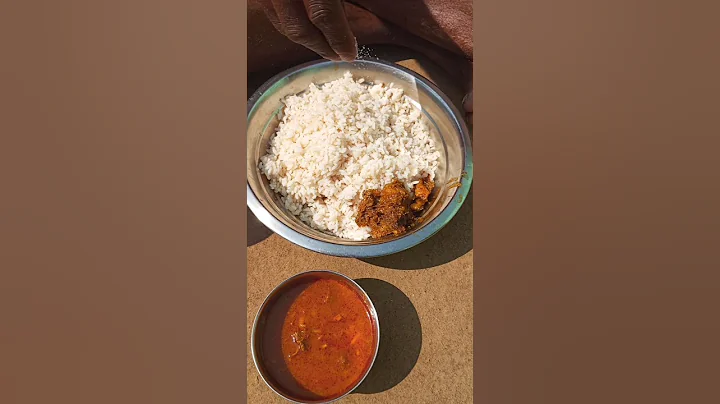 ମାଂସ ତରକାରୀ ଆଉ ଭାତ#shorts #reels #dance #eating #trendingsongs