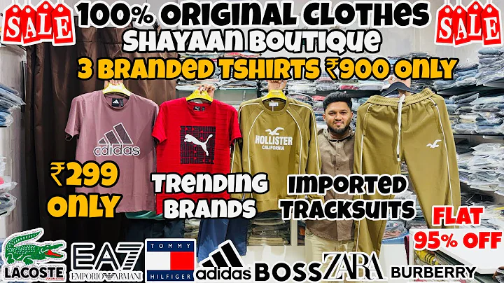 100% Original Clothes 🔥| Puma Tshirts,Tracksuits,Jeans At ₹299 Only | Branded Clothes in Mumbai