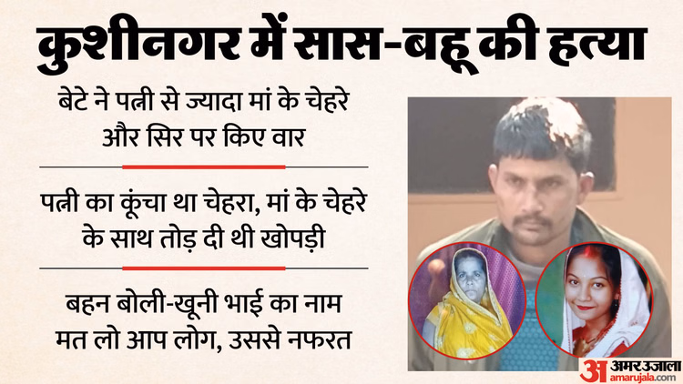 Up:मां के चेहरे संग खोपड़ी की हड्डियां तोड़ीं...पत्नी को भी दी क्रूर मौत; सिकंदर की क्रूरता देख कांपे डॉक्टर - Kushinagar Double Murder Family Avoids The House After Tragedy, Last Rites Performed Away From Village