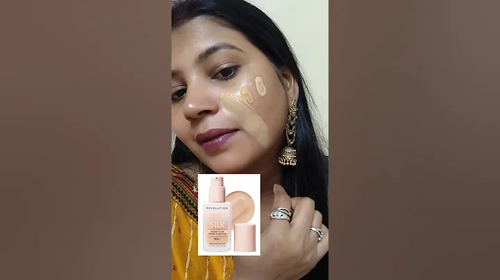 Makeup Revolution Silk Satin serum Foundation shades|Serum feel Foundation finish|#foundation