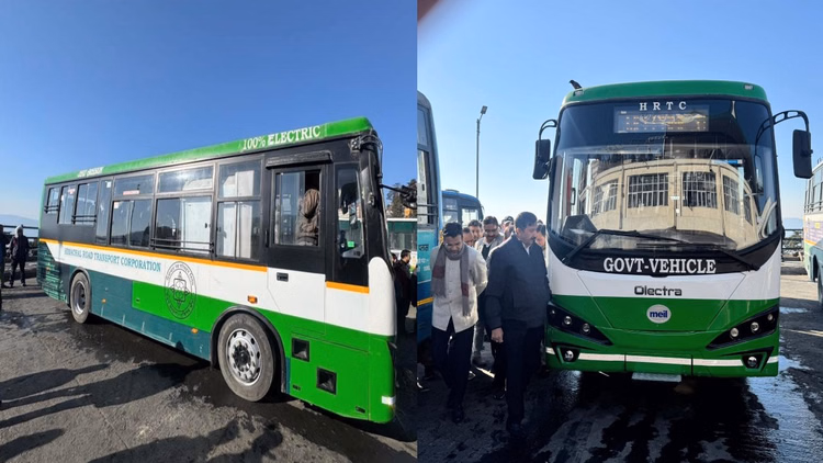 Himachal:एचआरटीसी को जल्द मिलेंगी 297 इलेक्ट्रिक बसें, उप मुख्यमंत्री ने किया प्रोटोटाइप का निरीक्षण - Hrtc To Soon Receive 297 Electric Buses; Deputy Cm Inspects Prototype