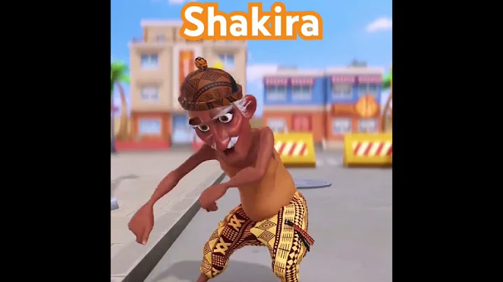 How l dance Shakira #Shorts  #3danimation #dance