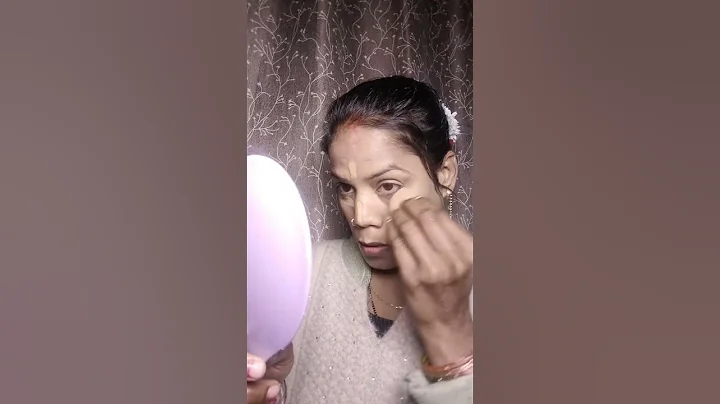 GRWM jdark blue Saree Makeup look #trending #makeup #shorts #khushimakeovers