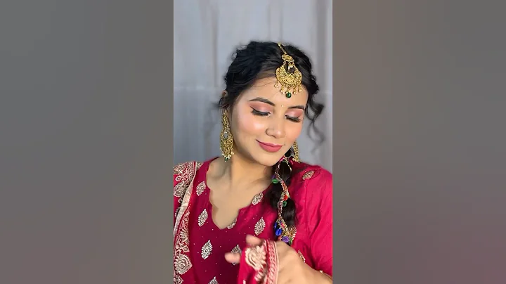 Lohri Grwm🪷✨ #explore #youtubeshorts #makeup #tutorial - English